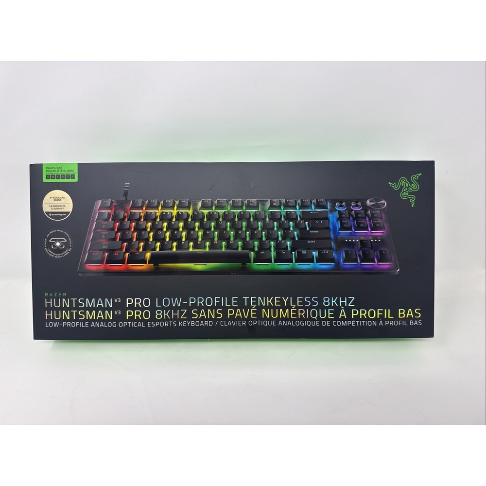 Razer Huntsman V3 Pro Low-Profile Tenkeyless 8KHz Gaming Keyboard